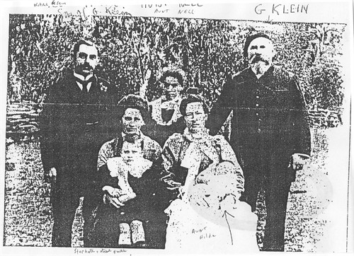 Photo of photos/Matilda McLennan (m Klein) with husb family